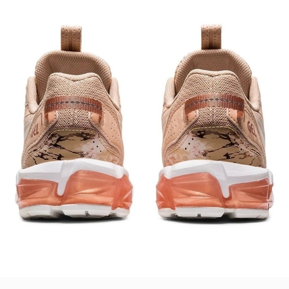 NWT ASICS Women's Gel-Quantum 90 Running Shoes Bisque / Rose Gold (NEW) Size 8 - Picture 4 of 7